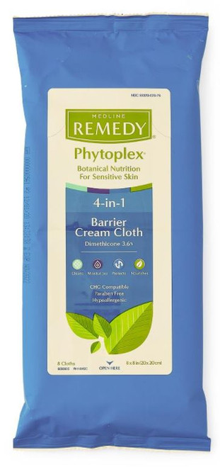 Remedy Phytoplex 4-in-1 Barrier Cream Cloth, Pack/8