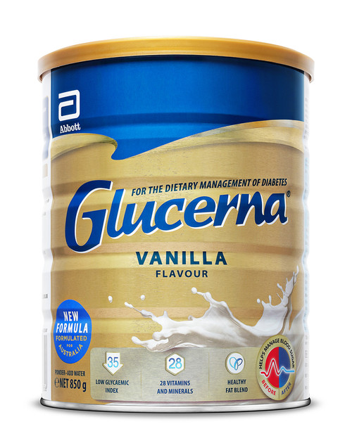 Glucerna Vanilla Powder 850g Can, Each