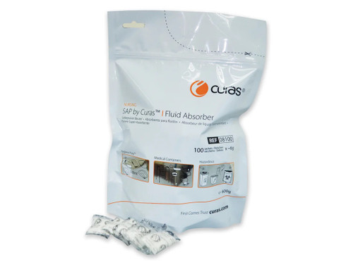 Fluid Absorber 6g Sachet, Pack/100 (Sold as a pack can be purchased Carton of 24 Packs)