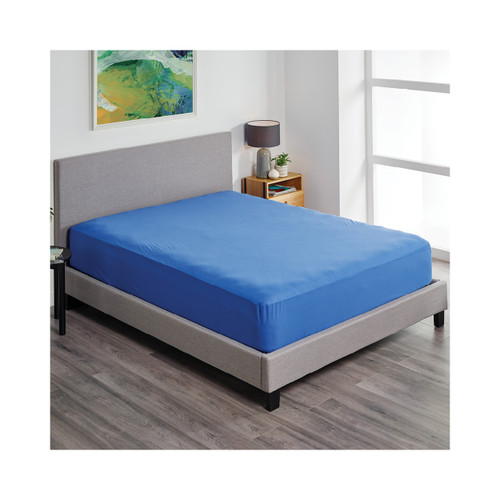 Fusion Fitted Sheet, Cobalt, King