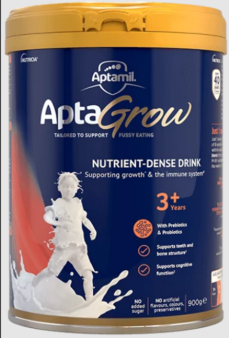 "Aptagrow 3+ Yrs 900g Tin, Each (Sold as an each can be purchased Carton/3)"