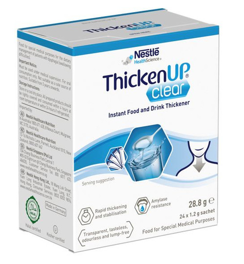 ThickenUp Clear 1.2g Sachet, Carton of 12 boxes of 24 (288 Sachets in total)