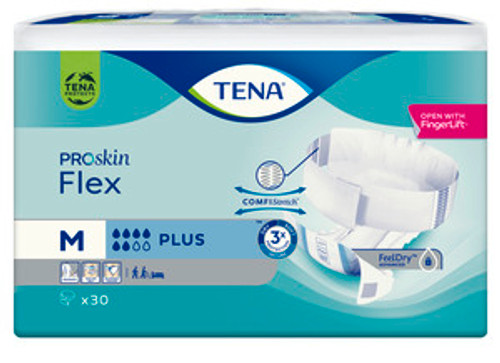 TENA Flex PROskin Plus Medium, Pack/30  (Sold as pack, or can be purchased as carton of 3 packs) (Old Code TN723230)