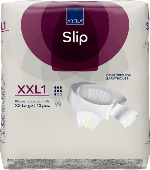 Abena Slip XXL1 2250ml 170-254-85cm, Pk28 (Sold as a pack can be purchased as a carton of 4 packs) (Old Code BZSA300516)