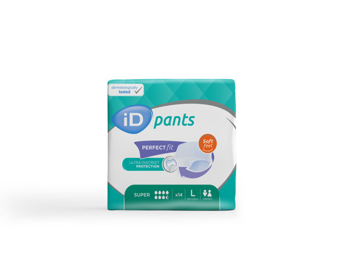 iD Pants Soft Feel Super Large, Ctn/112 (8 packs of 14)