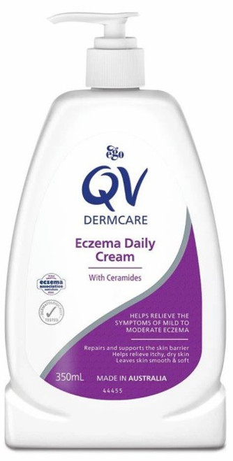 QV Dermcare Eczema Daily Cream 350ml, Each