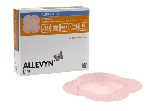 Allevyn Life Large Dressing 15.4 x 15.4cm, Each (Sold as an each, can be purchased as a box of 10)