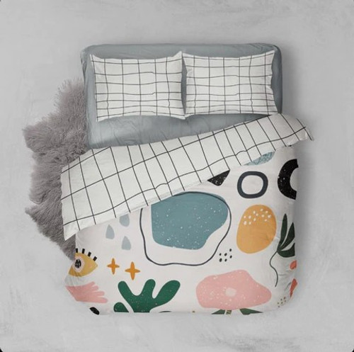 Durabreathe Cover Set Cheeky & Wild, includes 1 x Doona Cover, 1 x Pillow Cases, King Single Bed, Set