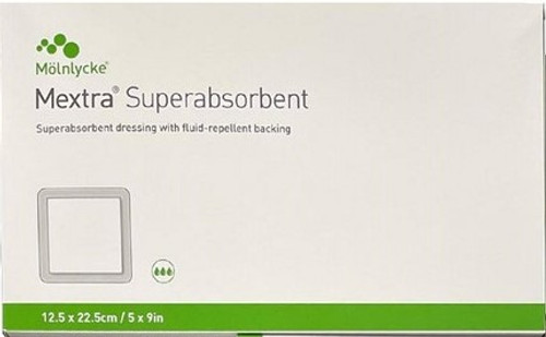 Mextra Superabsorbent 12.5cm x 22.5cm, Each  (Sold as each can be bought Box/10)