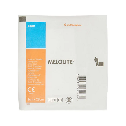 Melolite Sterile Dressing 5cm x 7.5cm, Each (Sold as an each, can be purchased as Box/100)