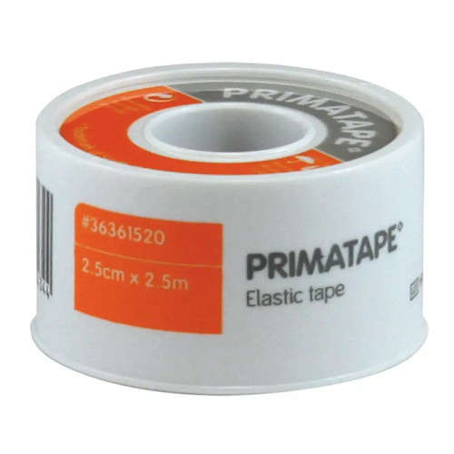 Primatape Elastic Tape 2.5cm x 2.5m, Each (Sold as an each, can be purchased as Box/12)