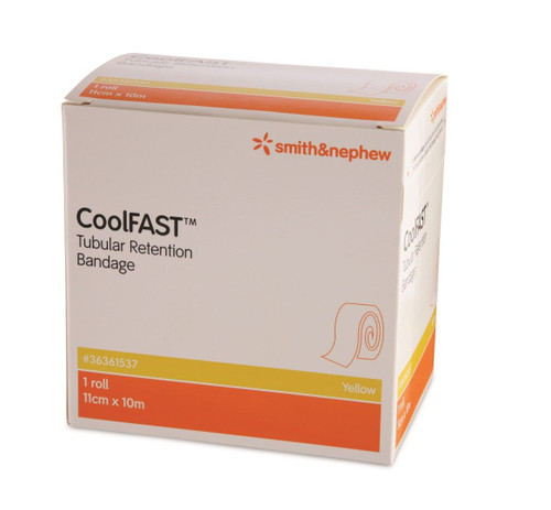 Coolfast Tubular Retention Bandage Yellow 11cm x 10m, Each