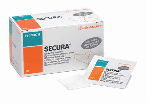 Secura No-Sting Barrier Film Swabs 1mL, Each (Sold as an each, can be purchased as Box/50)