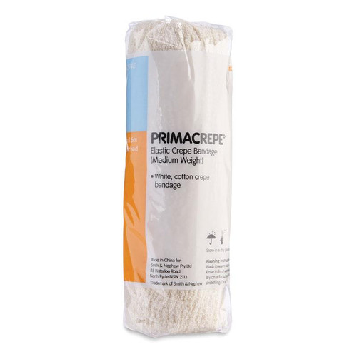 Primacrepe Medium Weight Crepe Bandage 15cm x 1.6m, Each (Sold as an each, can be purchased as Box/12)