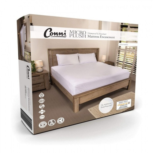 Conni Micro-Plush - Single Waterproof Mattress Encasement, Each