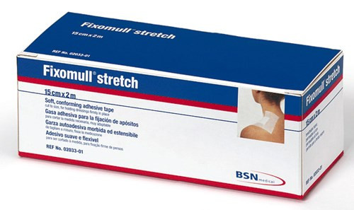 Fixomull Fabric Stretch Adhesive Tape White 15Cm X 2M, Each