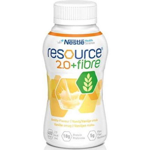 Nestle Resource 2.0 Fibre Vanilla 6 x 4 x 200ml, Carton