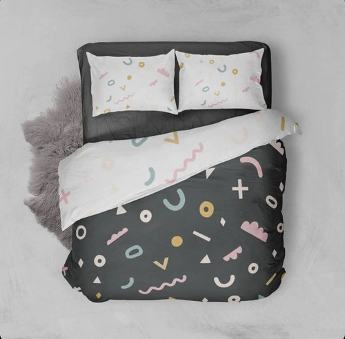 Durabreathe Cover Set Confetti Affair, includes 1 x Doona Cover, 1 x Pillow Cases, Single Bed