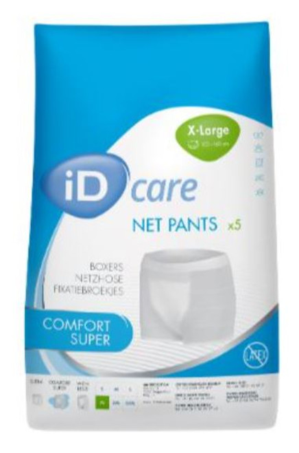 ID Expert Fix Mesh Pants Comfort Super XL Carton/100 (20 packs of 5)