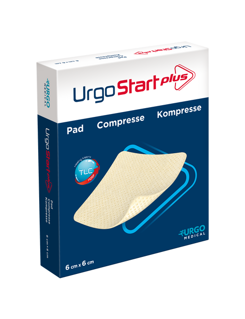UrgoStart Plus Pad Polyfibrous Dressing (Pad) 6cm x 6cm, Each (Sold as an each, can be purchased as Box/10)\r\n