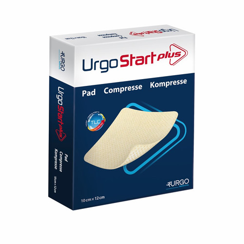 UrgoStart Plus Pad Polyfibrous Dressing (Pad) 10cm x 10cm, Each (Sold as an each, can be purchased as Box/10)\r\n