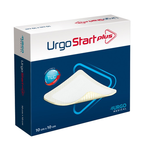 UrgoStart Plus NA Polyfibrous Dressing (Foam) 10cm x 10cm, Each (Sold as an each, can be purchased as Box/10)\r\n