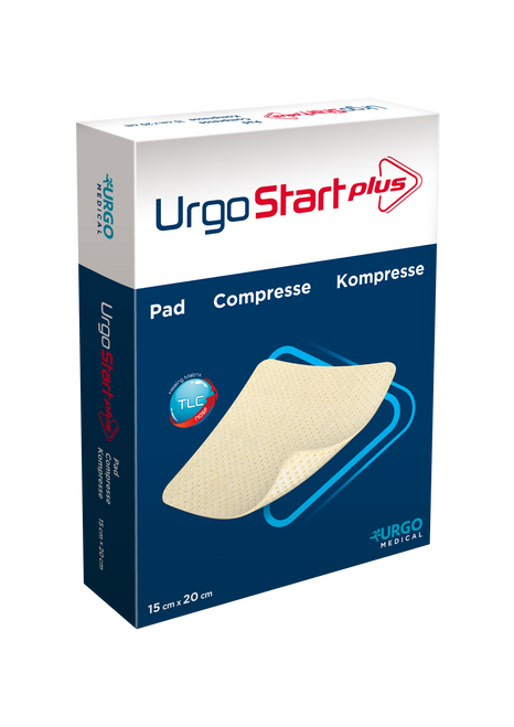 UrgoStart Plus Pad Polyfibrous Dressing (Pad) 15cm x 20cm, Each (Sold as an each, can be purchased as Box/10)\r\n