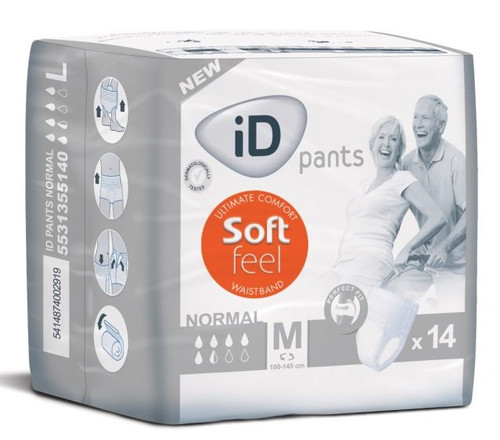 ID Pants Soft Feel Normal M Ctn/112 (8 packs of 14)