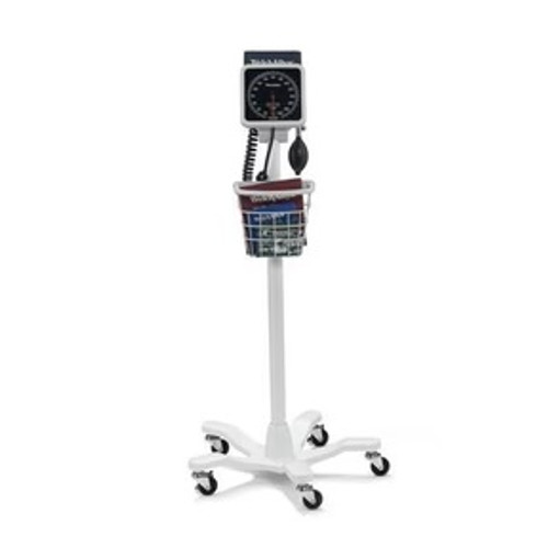 767-Series Aneroid Sphygmomanometer on Mobile Stand c/w Adult Cuff, Each