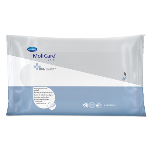 "Molicare Skin Wash Gloves, Pack/8 (Old Code PH995056)"