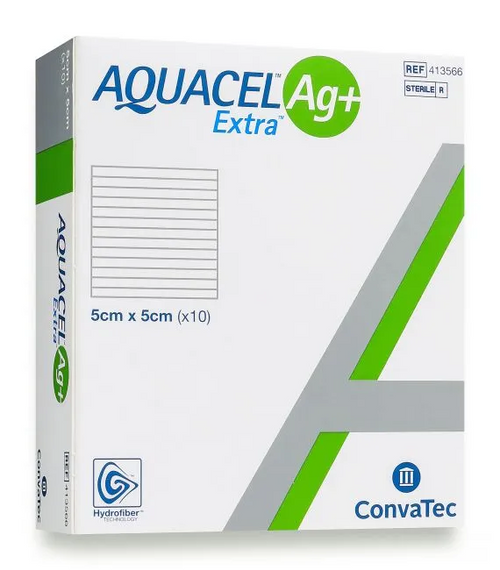 Aquacel Ag+ Extra 5Cm X 5Cm, Each (Sold As Each, Can Be Bought In A Box/10)