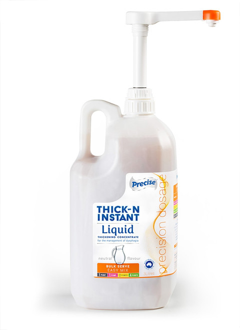 "Precise Thick-N Instant Bulk Serve (Orange) 3L Bottle, Each "