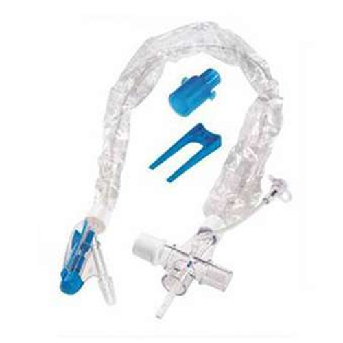 SuctionPro72 Closed Suction System, Single Lumen, T-Piece Connection, Endotracheal Length 570mm, One-Way Valve, Swivel Adaptor 12 FR, Box/20