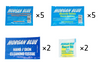 Moragn Blue Travel Kit - Race Oil / Chamois Cream/ Muscle Relax / Cleaning Wipes