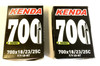 2x Kenda Road 700 x 18 - 20c Inner Tube Presta 48mm Valve