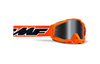 FMF POWERBOMB Youth Rocket Goggles In Orange With Mirror Silver Lens