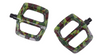DMR V6 Special Edition 2022 Cro-Mo Axle MTB Flat Pedals In Green Camo For MTB BMX DH Trails