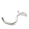 Nitto RB-030SSB Curved Oversize Bullhorn Handlebars | 31.7mm Clamp | Silver