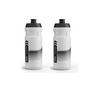 2x Science In Sport SIS Drink Bottles 600ml - Clear