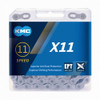 KMC X11 EPT 11 Speed Chain 118 Link Silver