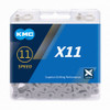 KMC X11 11 Speed Chain 118 Links Grey