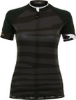 Funkier Prima Pro Ladies Short Sleeve Jersey in Black-Wave Funkier Prima Pro Ladies Short Sleeve Jersey in Black-Wave