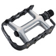 Wellgo M20 CR-MO 9/16 MTB Sealed Bearing Rat Trap Pedals Black/Silver