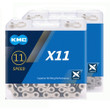 KMC X11 Chain 11Speed 114 Links Silver/Black KMC X11 Chain 11Speed 114 Links Silver/Black