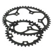 Stronglight Dural 5083 9/10 Speed 110mm BCD Inner/Outer Compact Chainrings 50T 34T In Black