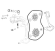 Sram GX 2x Rear Derailleur Pulley Kit 11 Speed Jockey Wheels 11.7518.051.000 Sram GX 2x Rear Derailleur Pulley Kit 11 Speed Jockey Wheels 11.7518.051.000