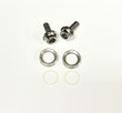 Specialites TA Self Extracting Crank Bolts and Dust Caps - Alloy - M8 Screw