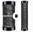 Lizard Skins Logo Dual Clamp Lock-On BMX MTB Handlebar Grips Lizard Skins Logo Dual Clamp Lock-On BMX MTB Handlebar Grips