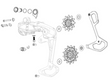 Sram Spare Rear Derailleur Pulley Kit Apex1 Nx 11 Speed Jockey Wheels Sram Spare Rear Derailleur Pulley Kit Apex1 Nx 11 Speed Jockey Wheels