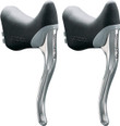 Shimano BL-R400 Brake Levers In Silver/Black